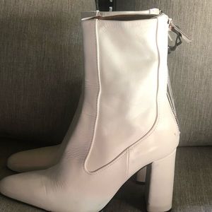 Zara boots white NWT